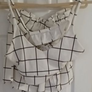 Good times Brand New  Open back Short Set